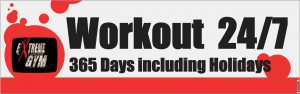 24 Hour Banner Extreme Gym Banner Advertisement